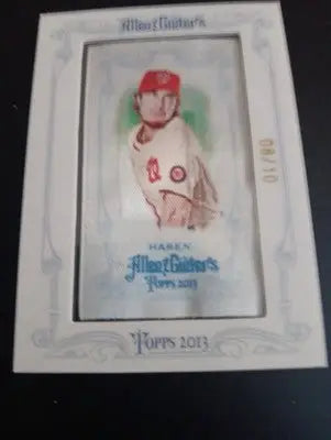 2013 Topps Allen & Ginter’s - Dan Haren #12 Framed Mini 10th Anniversary. NRMT+ - Baseball Card Single