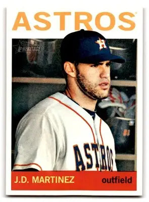 2013 Topps Baseball Heritage J.D. Martinez #38 Houston Astros - Baseball Card Single