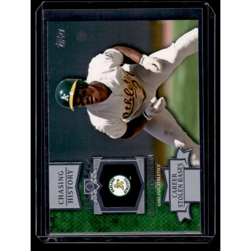 2013 Topps #CH-8 Rickey Henderson NM-MT Oakland Athletics Baseball Card - Baseball Card Single