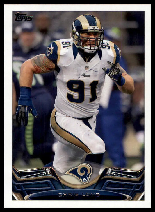 2013 Topps Chris Long 185 St. Louis Rams NM - Football Card Single