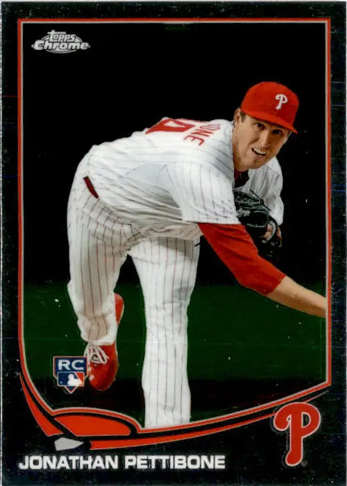 2013 Topps Chrome #126 Jonathan Pettibone - Baseball Card Single