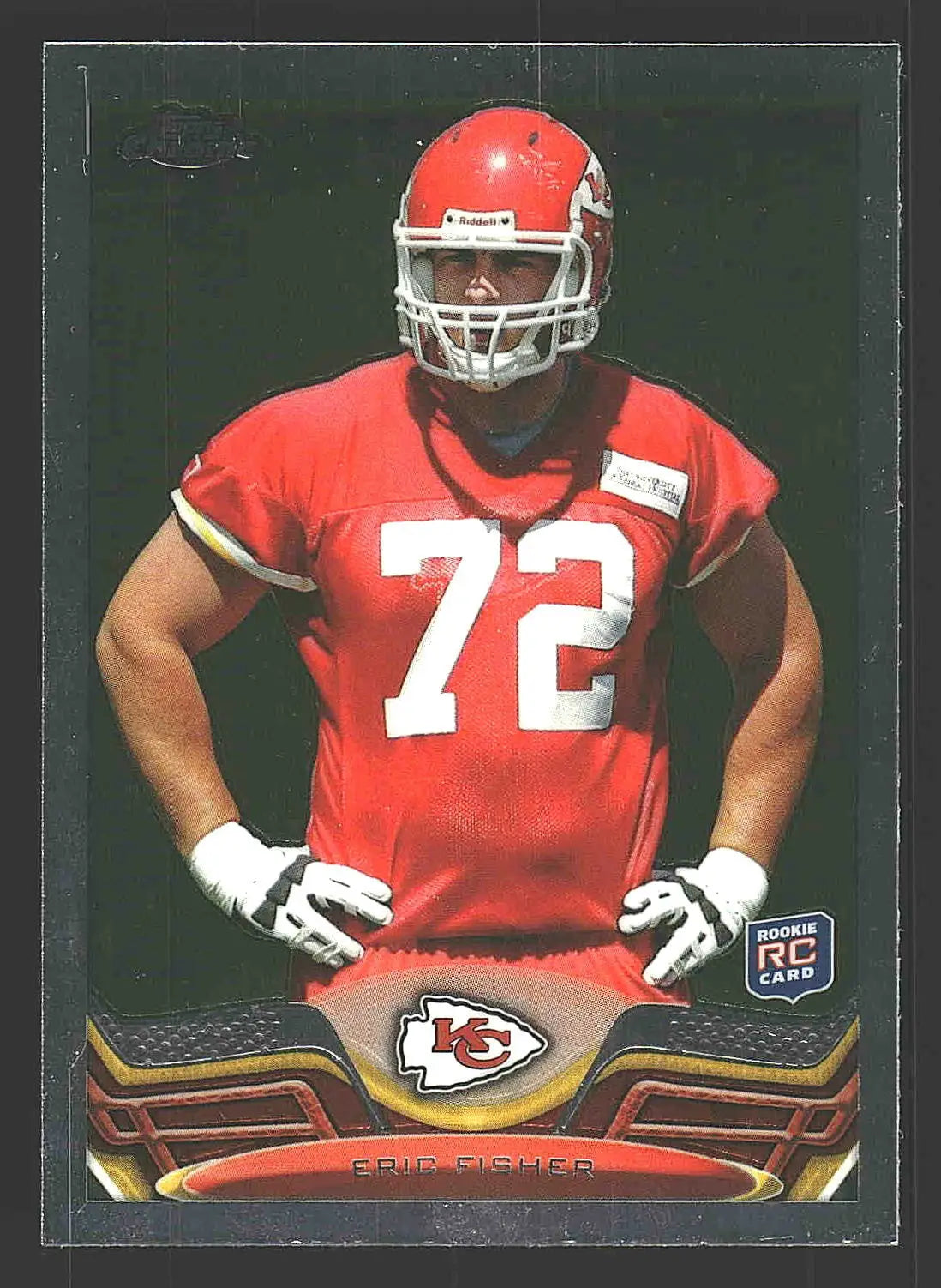 2013 Topps Chrome #166 Eric Fisher - Football Card Single