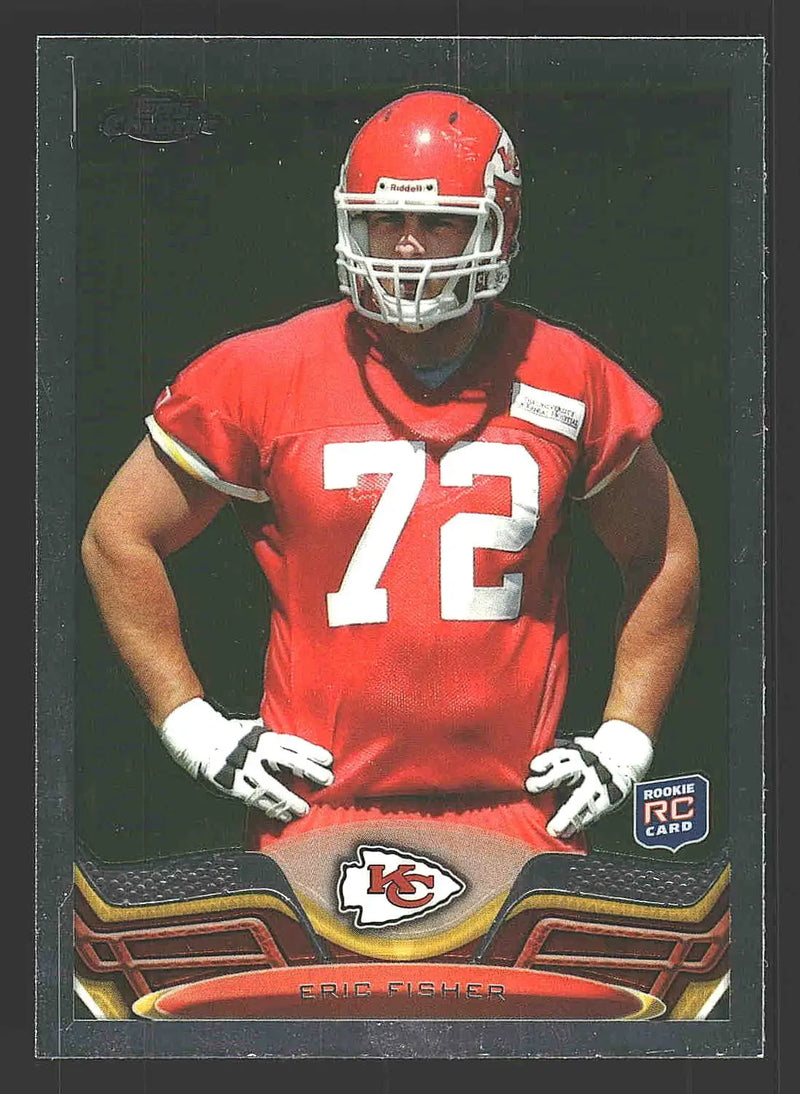2013 Topps Chrome #166 Eric Fisher - Football Card Single