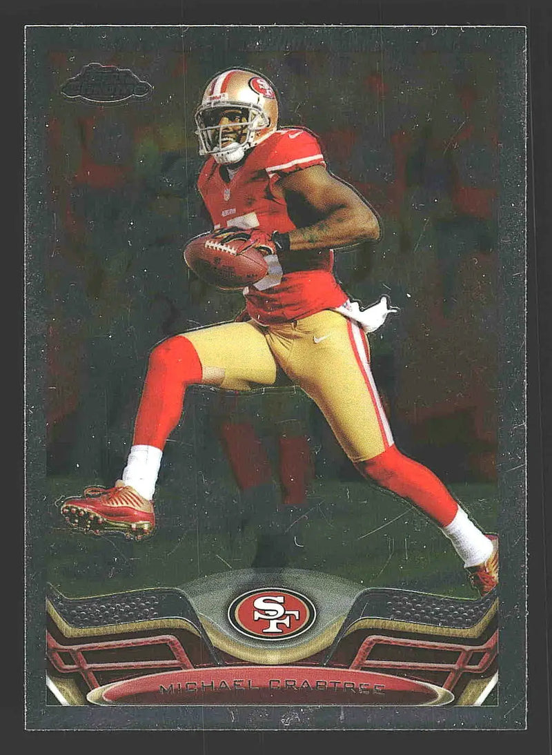 2013 Topps Chrome #179 Michael Crabtree - Football Card Single