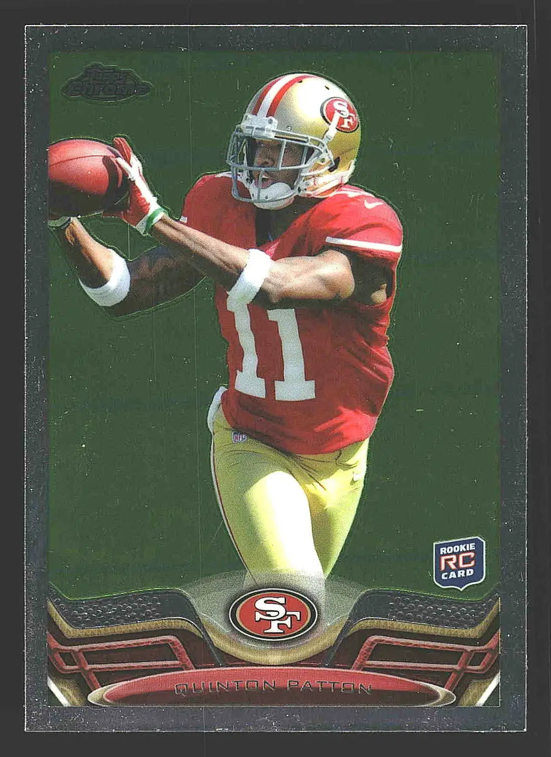 2013 Topps Chrome #181 Quinton Patton - Football Card Single