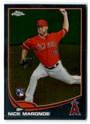2013 Topps Chrome #24 Nick Maronde NM Near Mint RC Rookie Angels ID:72474 - Baseball Card Single