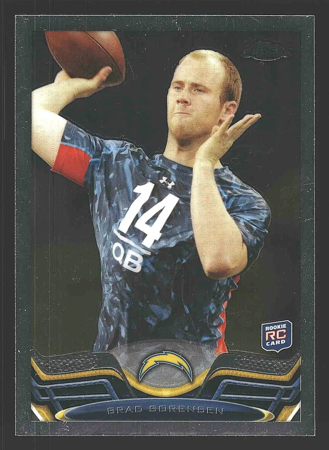 2013 Topps Chrome #67 Brad Sorensen - Football Card Single