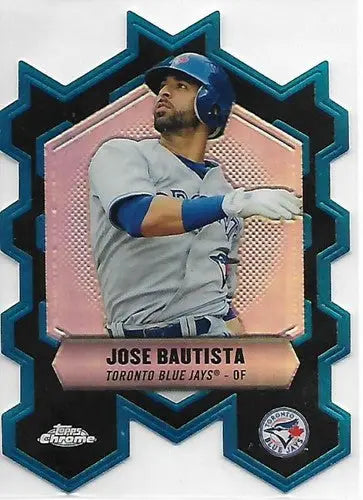 2013 Topps Chrome Jose Bautista baseball card with original gloss from sports cards collection