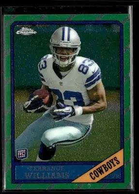 2013 Topps Chrome Terrance Williams #14 1986 Dallas Cowboys