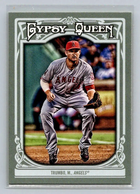 Mark Trumbo 2013 Topps Gypsy Queen baseball card for Los Angeles Angels collectors