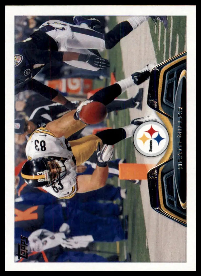 2013 Topps Heath Miller 12 Pittsburgh Steelers NM - Football Card Single