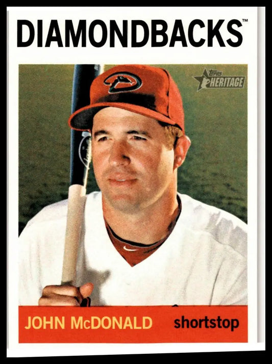 2013 Topps Heritage #332 John McDonald - Baseball Card Single