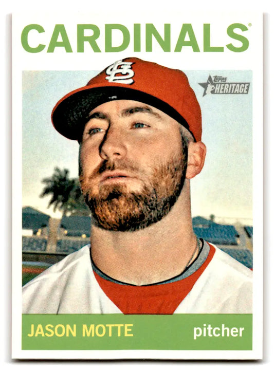2013 Topps Heritage Jason Motte #227 St. Louis Cardinals - Baseball Card Single