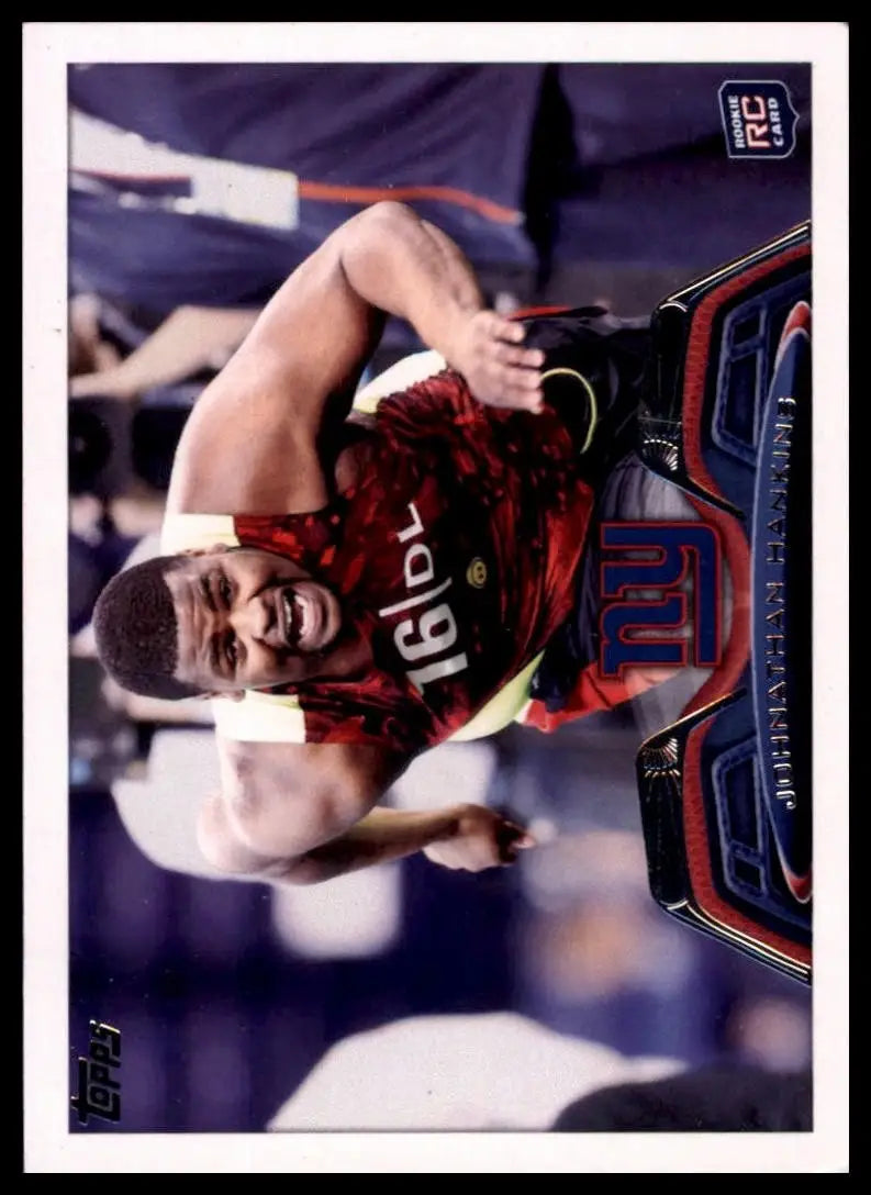 2013 Topps Johnathan Hankins #96 Rookie New York Giants Football Card NFL Sports - Football Card Single