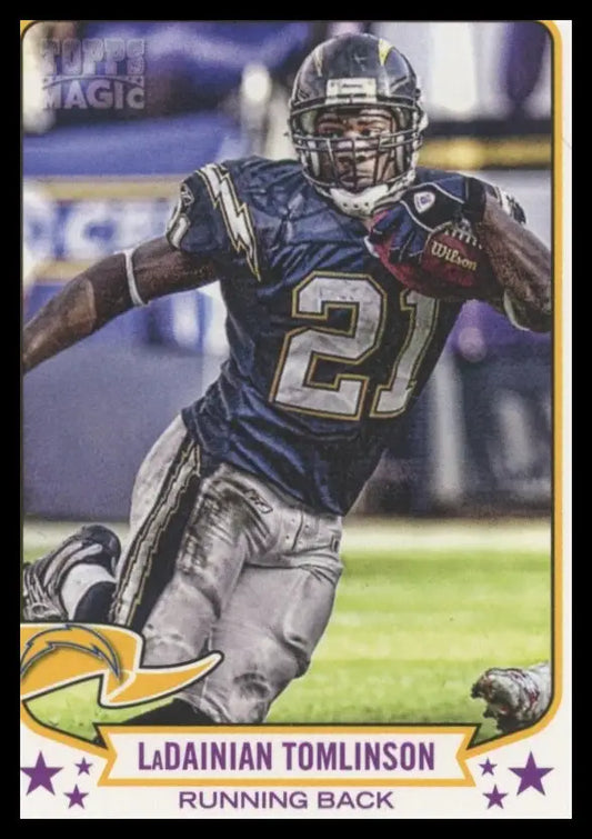 2013 Topps Magic - Mini LaDainian Tomlinson 300 San Diego Chargers NM - Football Card Single