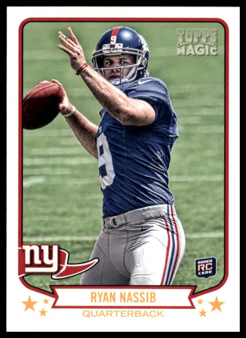2013 Topps Magic Ryan Nassib RC 149 New York Giants NM - Football Card Single