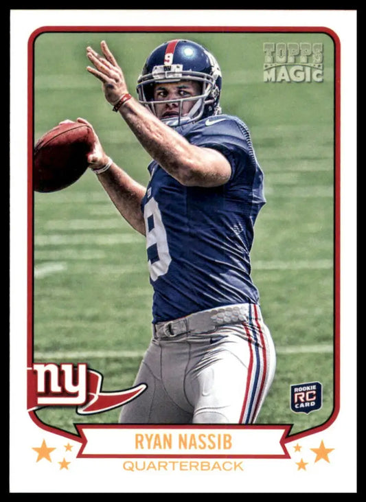 2013 Topps Magic Ryan Nassib RC 149 New York Giants NM - Football Card Single