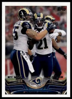 2013 Topps St. Louis Rams 191 St. Louis Rams NM - Football Card Single