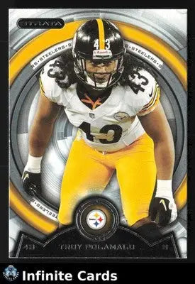 2013 Topps Strata TROY POLAMALU #70 Pittsburgh Steelers HOF