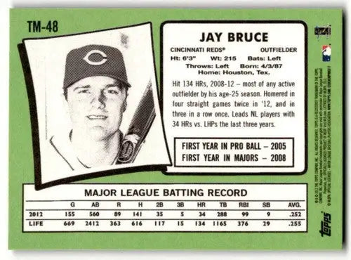 2013 Topps Update 1971 Topps Minis #TM-48 Jay Bruce NM-MT Reds - Baseball Card Single