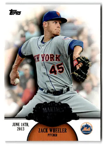 2013 Topps Update Making Their Mark #MM-27 Zack Wheeler NM-MT Mets ID:73306 - Baseball Card Single