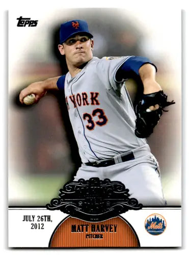 2013 Topps Update Making Their Mark #MM-32 Matt Harvey NM-MT Mets ID:70760 - Baseball Card Single