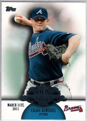2013 Topps Update Making Their Mark Craig Kimbrel baseball card with original gloss