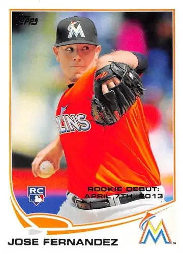 2013 Topps Update #US13 Jose Fernandez NM-MT Marlins ID:71860 - Baseball Card Single