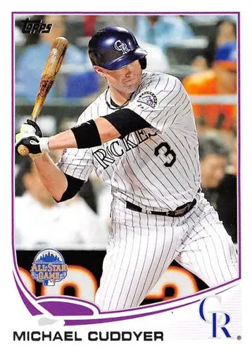 Original gloss 2013 Topps Update US145 Michael Cuddyer Rockies baseball card