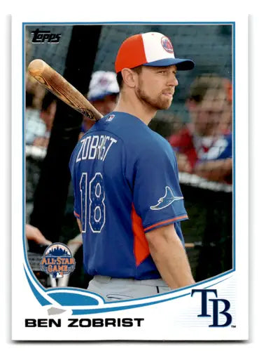 2013 Topps Update US148 Ben Zobrist Rays baseball card NM-MT collectible