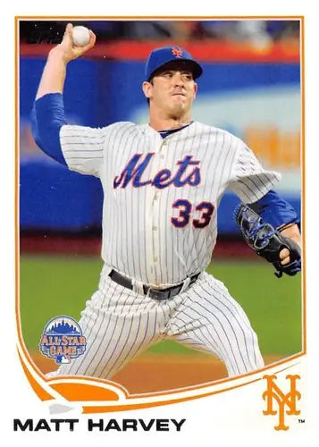 2013 Topps Update US1A Matt Harvey baseball card Mets NM-MT collectible