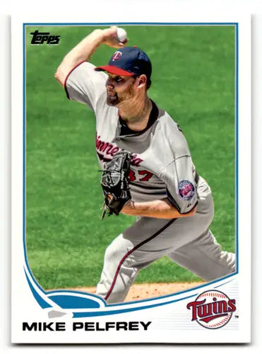 2013 Topps Update #US204 Mike Pelfrey NM-MT Twins ID:62810 - Baseball Card Single