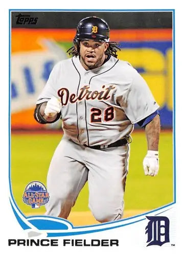 Original gloss 2013 Topps Update US205A Prince Fielder baseball card Tigers NM-MT