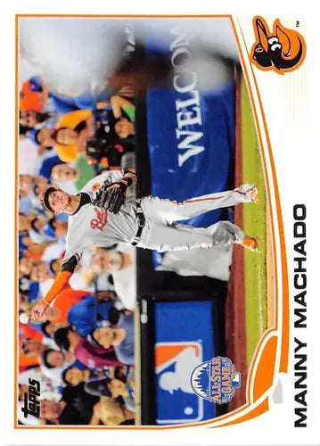 2013 Topps Update #US216A Manny Machado NM-MT Orioles ID:68827 - Baseball Card Single