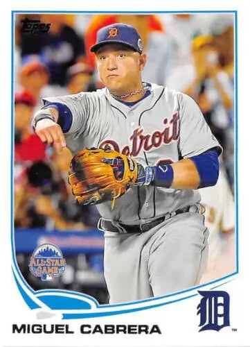 Miguel Cabrera 2013 Topps Update #US218A NM-MT baseball card with original gloss