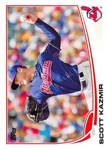 Original gloss 2013 Topps Update US230 Scott Kazmir Indians baseball card NM-MT