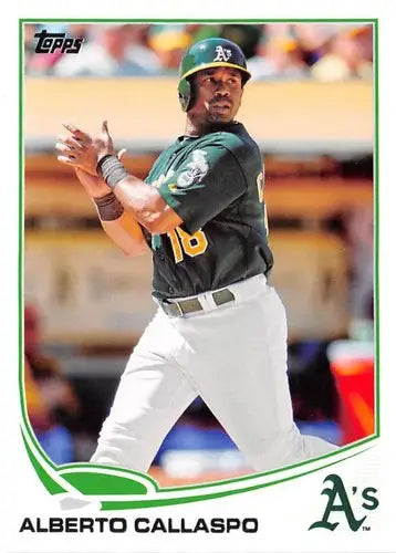 Baseball card of Alberto Callaspo from 2013 Topps Update #US241 with original gloss