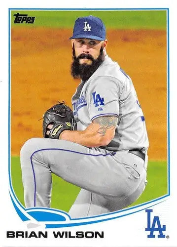 Original gloss 2013 Topps Update US254 Brian Wilson Dodgers baseball card