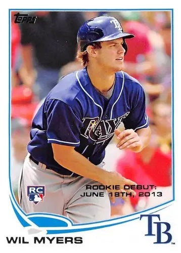 2013 Topps Update US26 Wil Myers Tampa Bay Rays trading card alt image