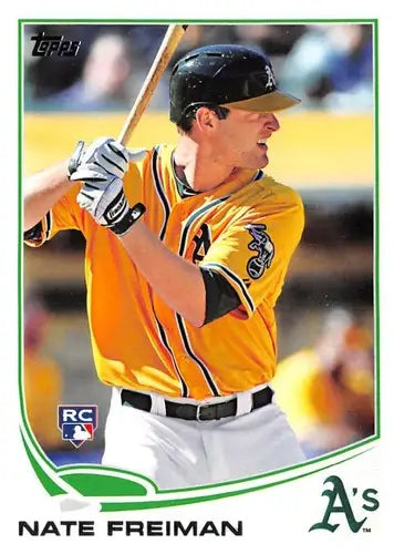2013 Topps Update #US264 Nate Freiman NM-MT RC Rookie Athletics ID:70890 - Baseball Card Single