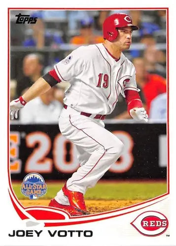 Original gloss 2013 Topps Update US268A Joey Votto baseball card featuring Reds player