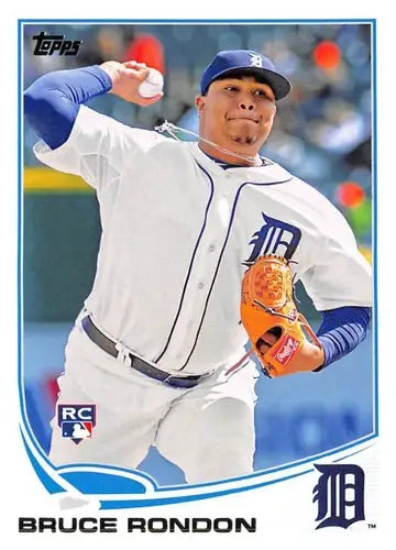Original gloss 2013 Topps Update US315 Bruce Rondon baseball card Tigers rookie