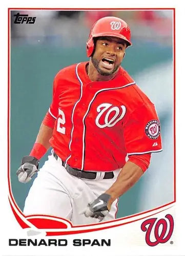 2013 Topps Update US38 Denard Span baseball card in NM-MT condition