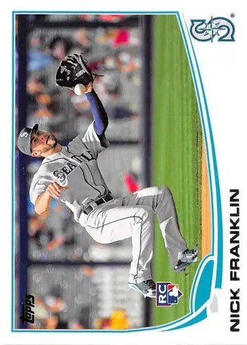 Original gloss 2013 Topps Update US68 Nick Franklin rookie baseball card