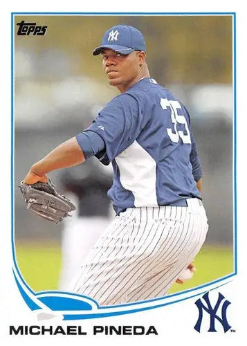 Original gloss US89 Michael Pineda baseball card from 2013 Topps Update series