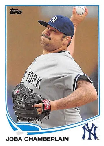 2013 Topps Update US94 Joba Chamberlain baseball card Yankees NM-MT ID 71653