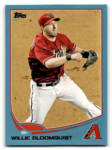 Original gloss 2013 Topps Update Wal-Mart Blue Border US117 Willie Bloomquist NM-MT card