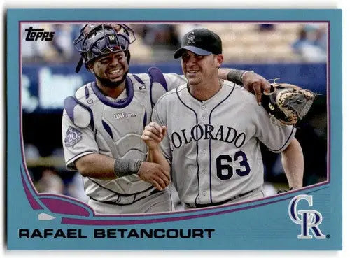 2013 Topps Update Wal-Mart Blue Border #US42 Rafael Betancourt NM-MT Ro ID:43736 - Baseball Card Single
