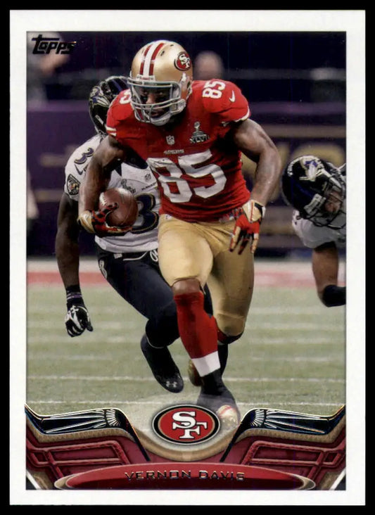 2013 Topps Vernon Davis 315 San Francisco 49ers NM - Football Card Single