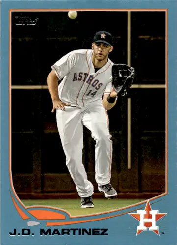 2013 Topps Wal-Mart Blue Border #377 J.D. Martinez NM-MT Astros - Baseball Card Single